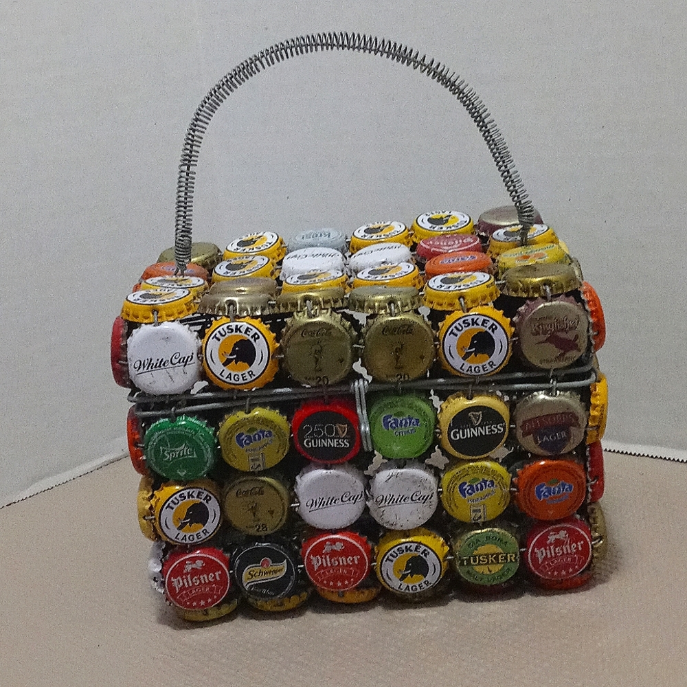 Unique Bottle Cap Handbag/ Box